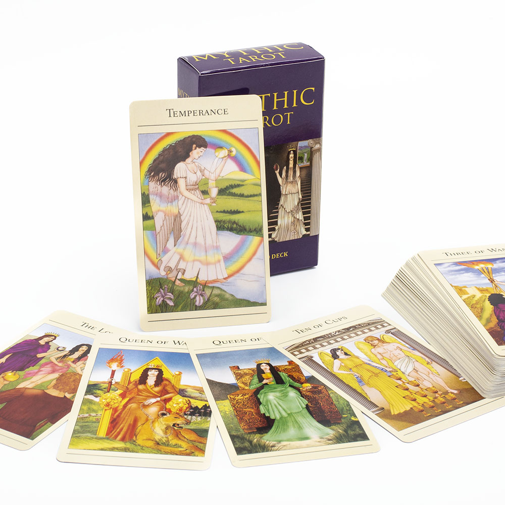 78 Pcs 새로운 신화 타로 데크 10.3*6cm 성 - Tarot Deck With Guidebook 리뷰 및 가격