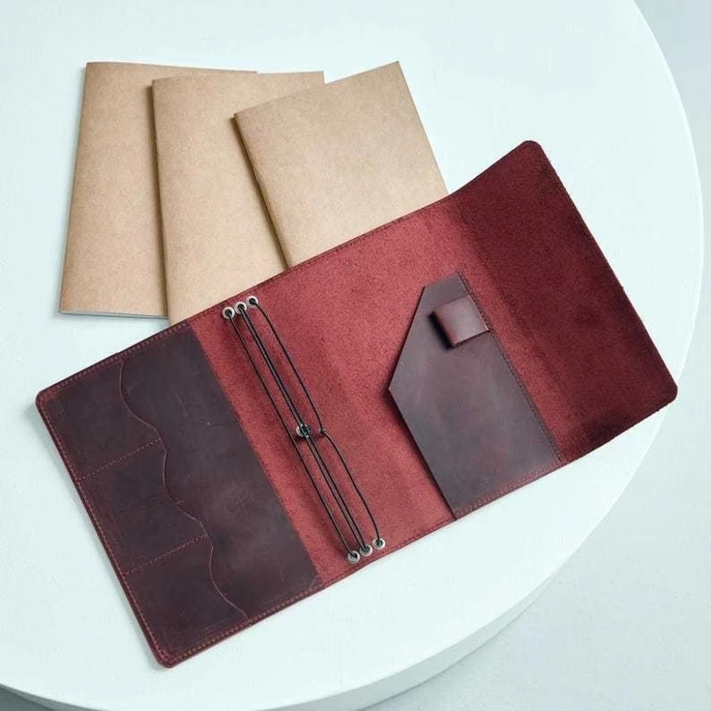 빈티지 A5 노트북 오거나이저 루즈리프 컴팩트 노트북  - Vintage Leather Journal Notebook 리뷰 및 가격