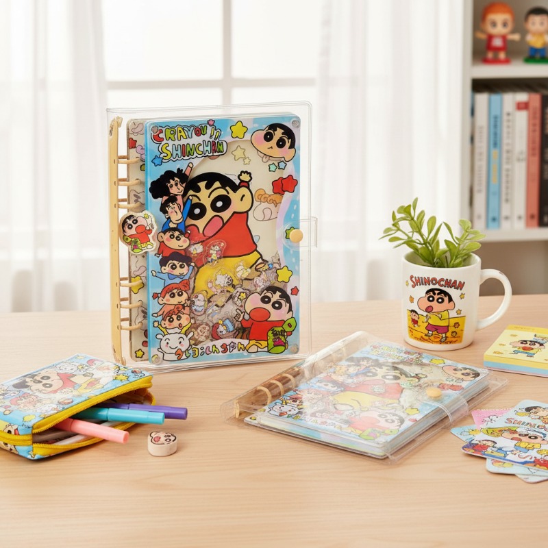 아크릴 쉐이크북 A5 A7 러슬 크레용신짱 만화 스케치 - Stationery Books 리뷰 및 가격