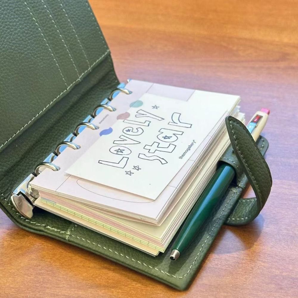 새로운 M5 그린 가죽 노트 휴대용 두꺼운 수첩 빈 내 - Vintage Leather Journal Notebook 리뷰 및 가격