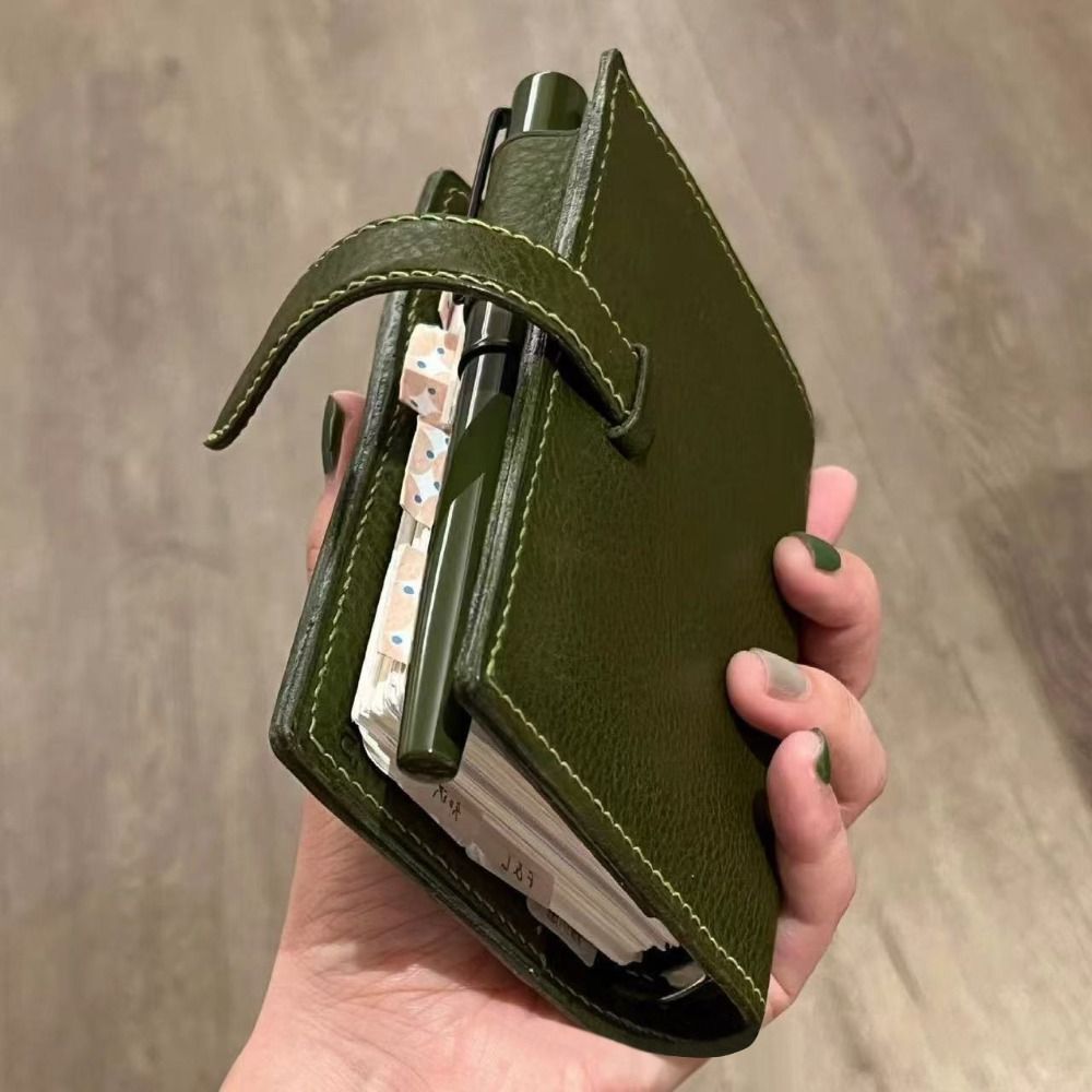 새로운 M5 그린 가죽 노트 휴대용 두꺼운 수첩 빈 내 - Vintage Leather Journal Notebook 리뷰 및 가격